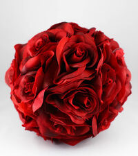 6"Kissing Flower/Red-Blue-White-Pink