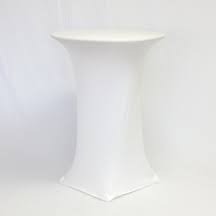 Spandex Cruiser Table Cover / White