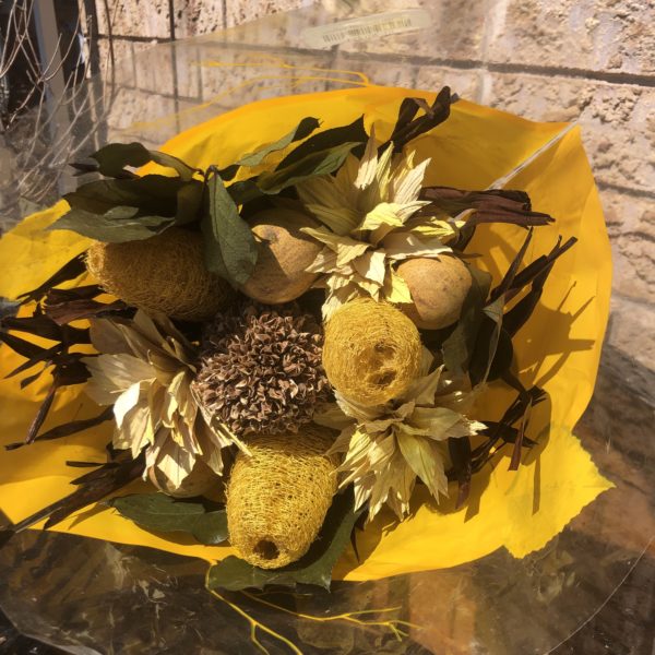 Yellow Dried Bouquet