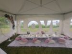 Love Tent Wall Backdrop