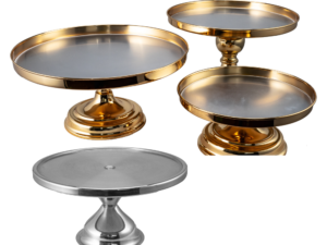 Golden/ Silver cake stands