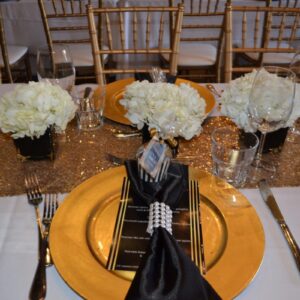 black-golden-table-top