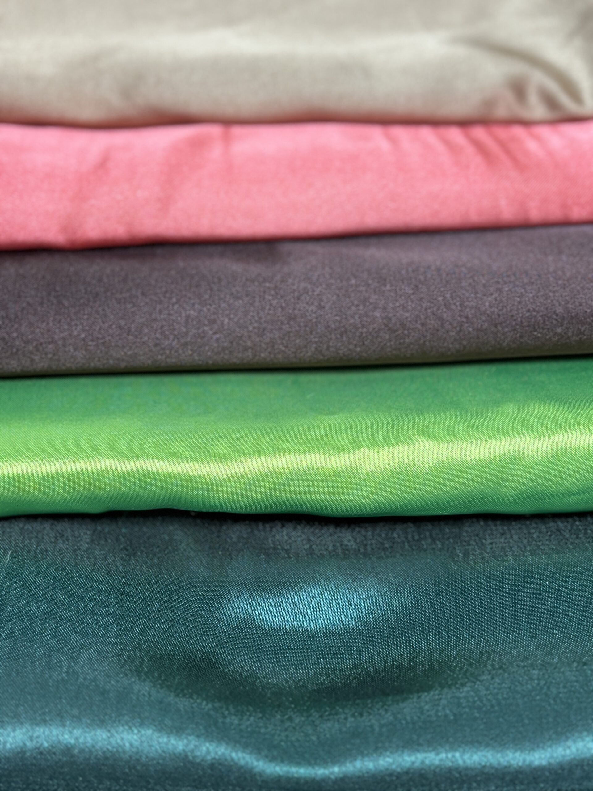 Satin High quality satin fabric used for backdrops, linens, napkins and decoration