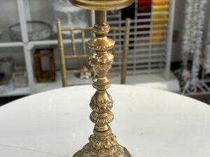 Golden Floral centrepiece for corporate wedding event