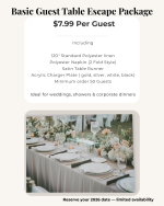 Basic Table Escape Setup Package